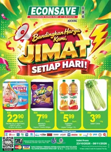 Econsave Kuching Promotions – Jimat Setiap Hari | 08 Nov 2026 flyer cover