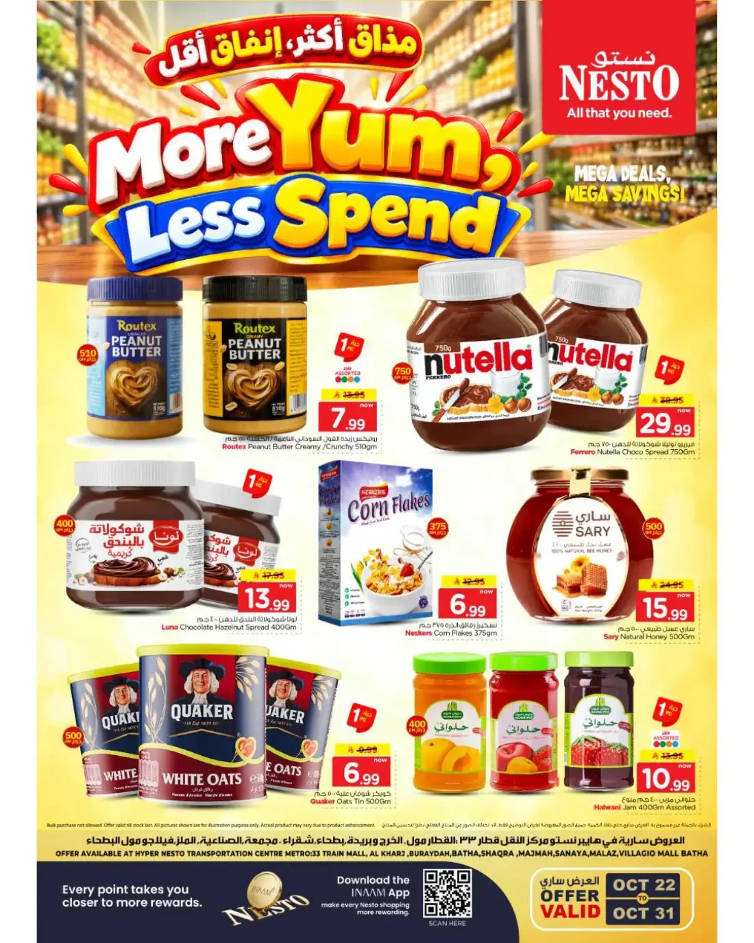 Nesto Offers – More Yum Less Spend | 31 Oct 2026 page 1