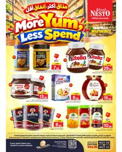 Nesto Offers – More Yum Less Spend | 31 Oct 2026 flyer cover