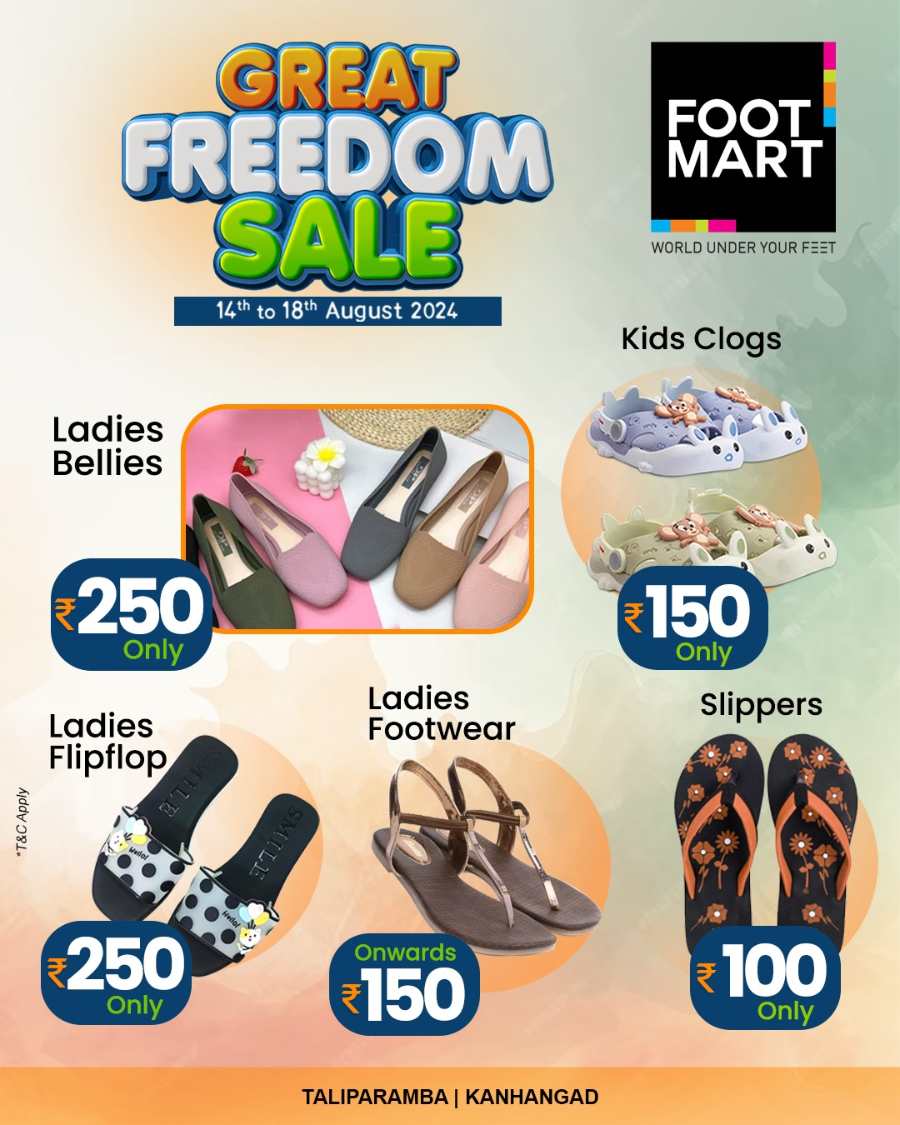 Great Freedom Sale In Shopprix Kannur