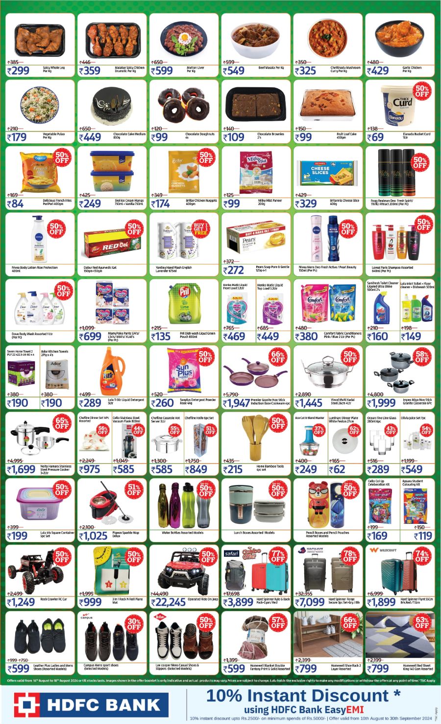 Upto 78% Off On Lulu Freedom Sale In Lulu Hypermarket Palakkad