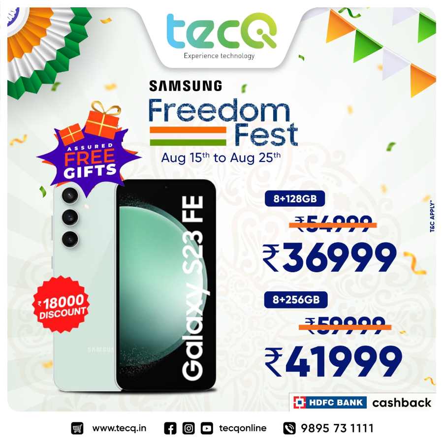 Samsung Mobile Offer In tecq Trivandrum