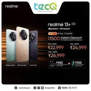 realme 13 Series 5G exclusive offers In tecq Ernakulam,Calicut,Trivandrum,Palakkad