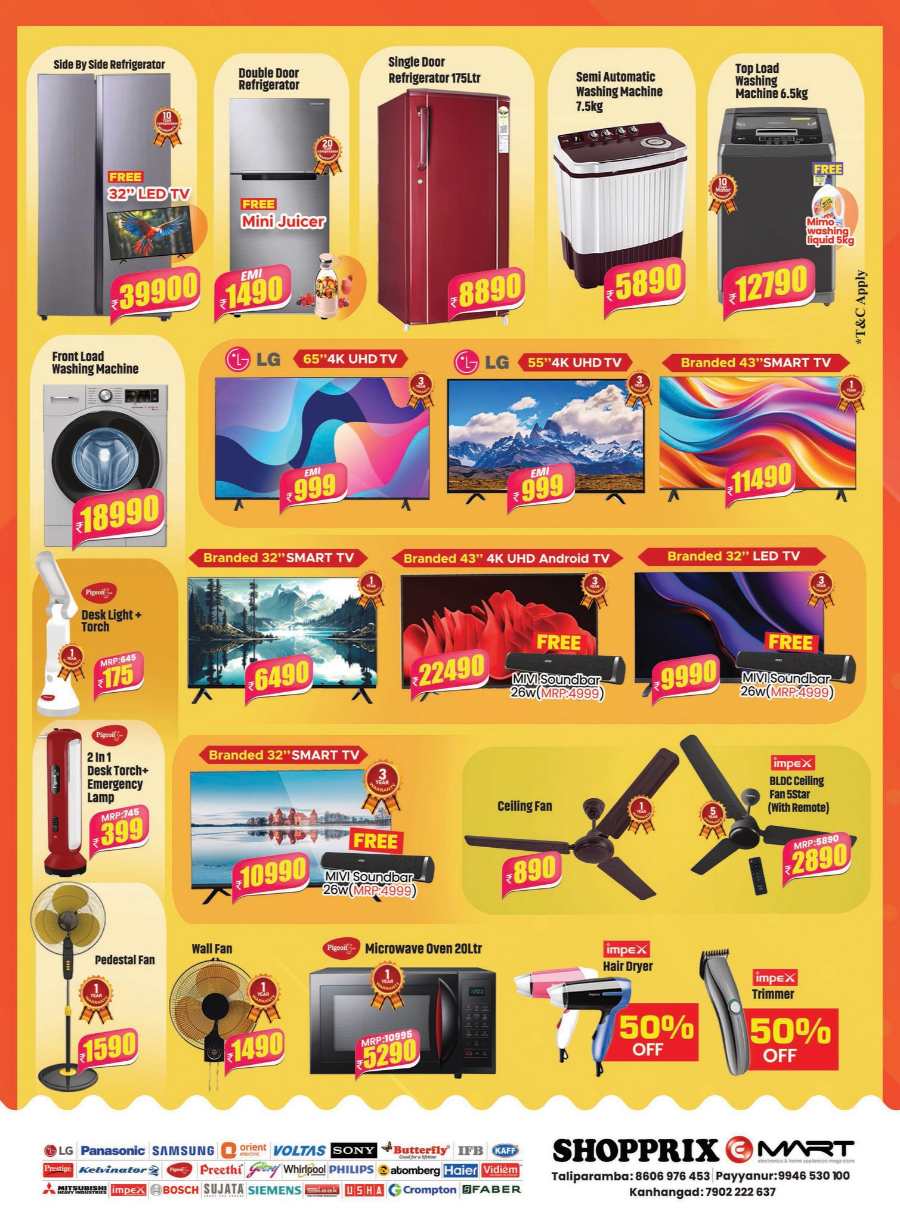 Onam Bumper Deal - Don’t miss out on these incredible Onam offers! In Shopprix Kannur