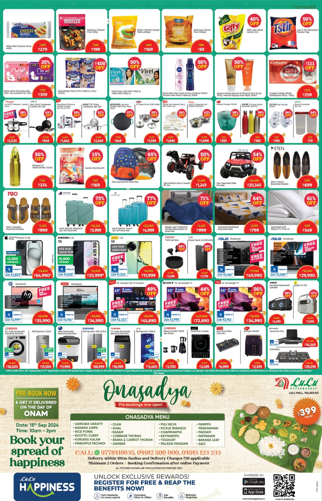 Onam Mega Offer, Grab fantastic deals and irresistible discounts In Lulu Hypermarket Palakkad