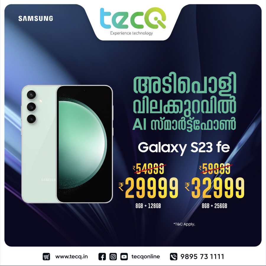 Samsung Mobile Offers: Unbeatable Deals on Latest Models In tecq Palakkad