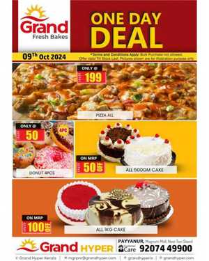 Delicious Wednesday Deal at your Grand Hyper Payyanur In Grand Hypermarket Kannur