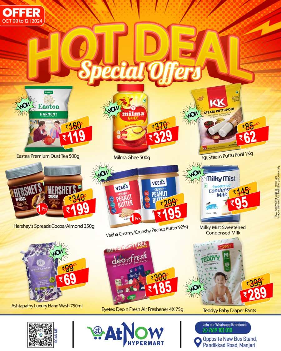 Hot Deals, Cool Prices! In Now Hyper Mart Malappuram