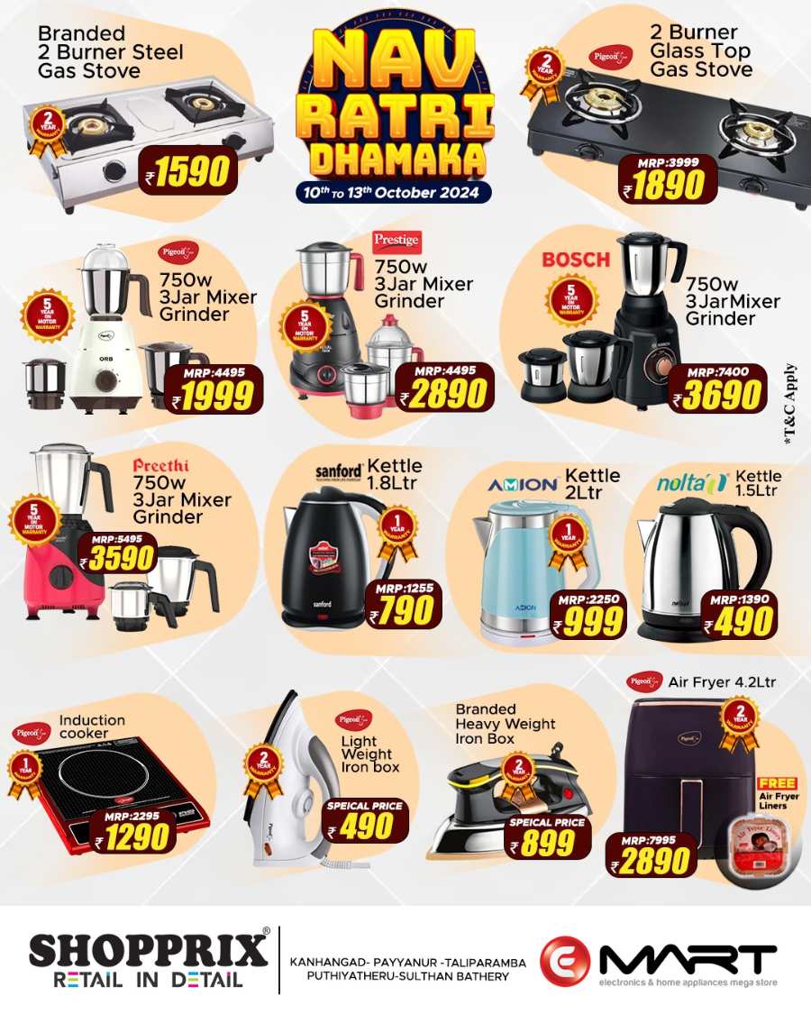 Navratri Special Offer In Shopprix Kannur