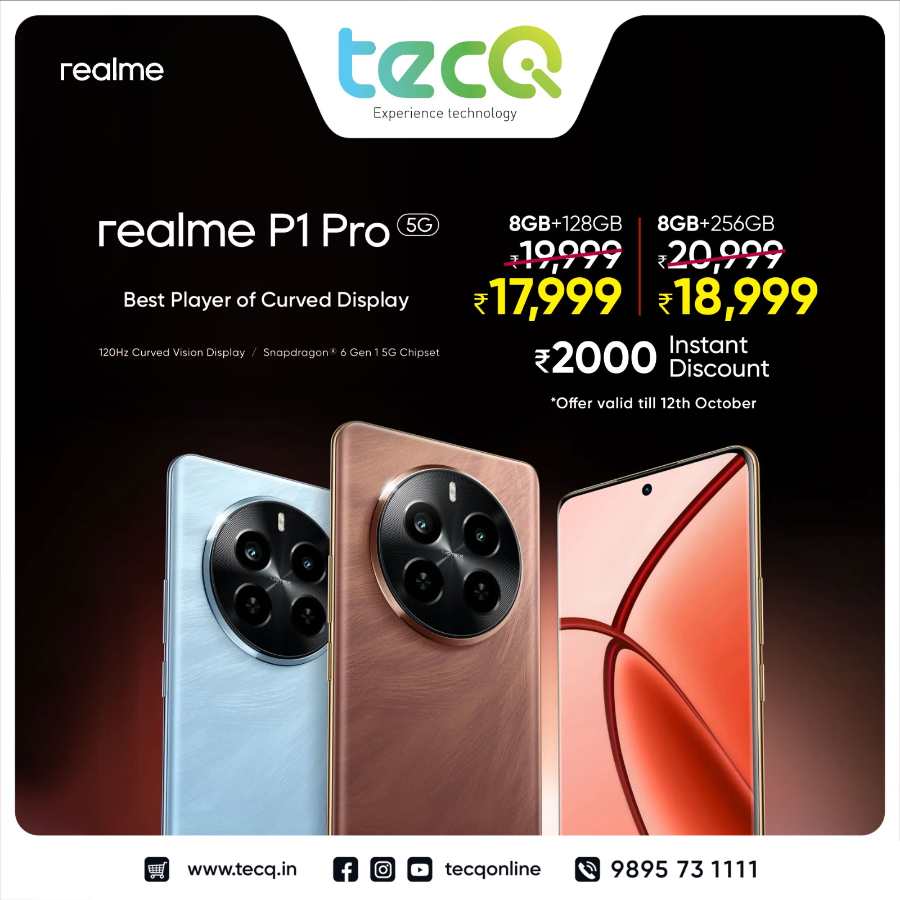 Best realme smartphones and offers In tecq Calicut