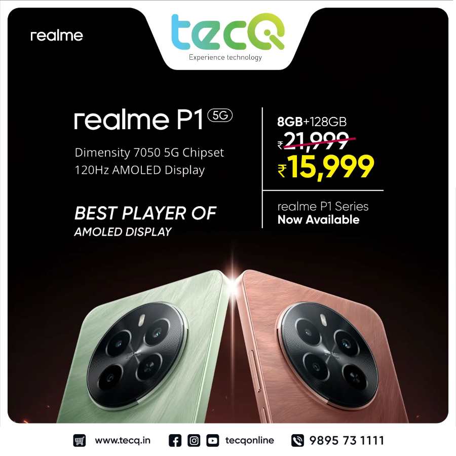 Best realme smartphones and offers In tecq Calicut