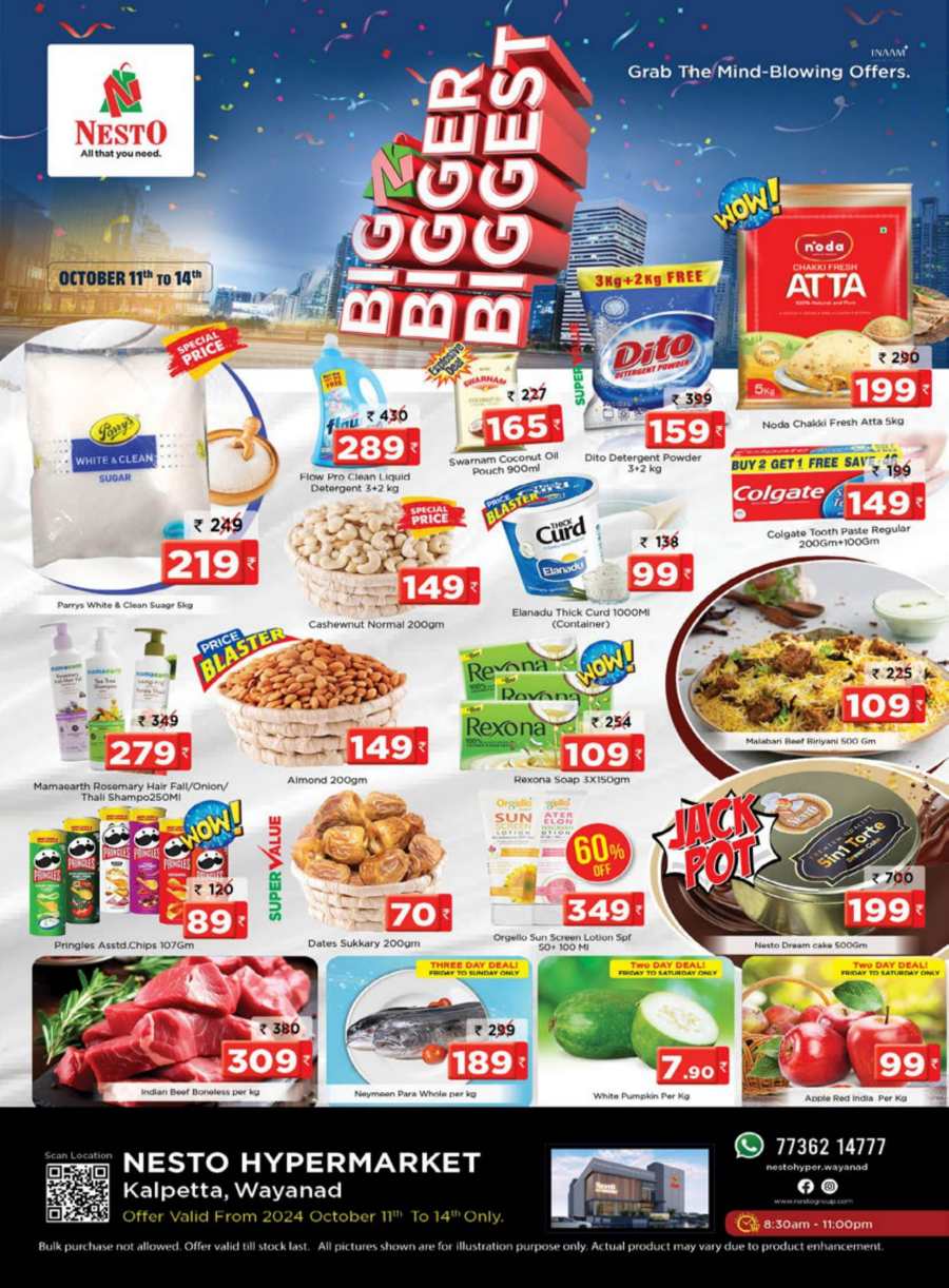 Biggest Sale at Nesto: Exclusive Offers & Savings In Nesto Hypermarket Wayanad