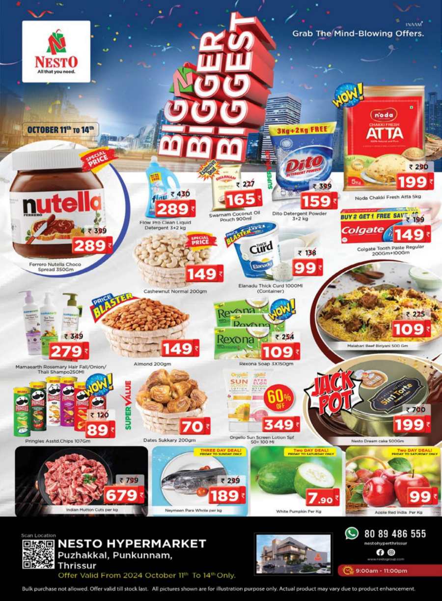 Biggest Sale at Nesto: Exclusive Offers & Savings In Nesto Hypermarket Thrissur