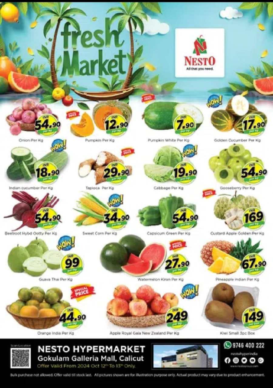 Fresh Deals! In Nesto Hypermarket Calicut