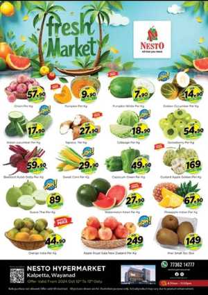 Fresh Deals! In Nesto Hypermarket Wayanad