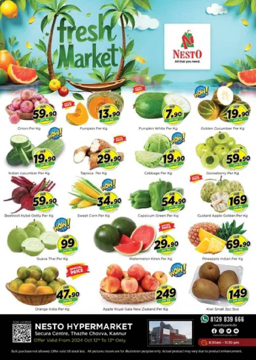 Fresh Deals! In Nesto Hypermarket Kannur