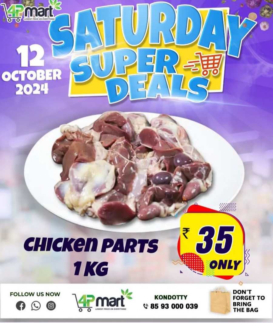 Saturday Super Deals In 4P Mart Malappuram