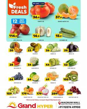 Fresh Deals! In Grand Hypermarket Kannur