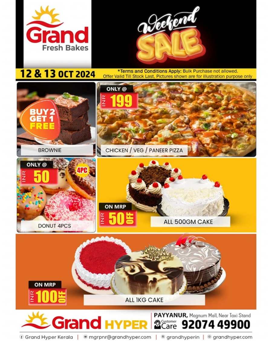 Weekend Sale In Grand Hypermarket Kannur