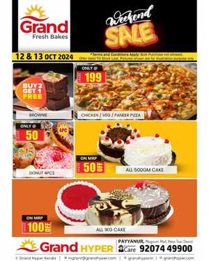 Weekend Sale In Grand Hypermarket Kannur