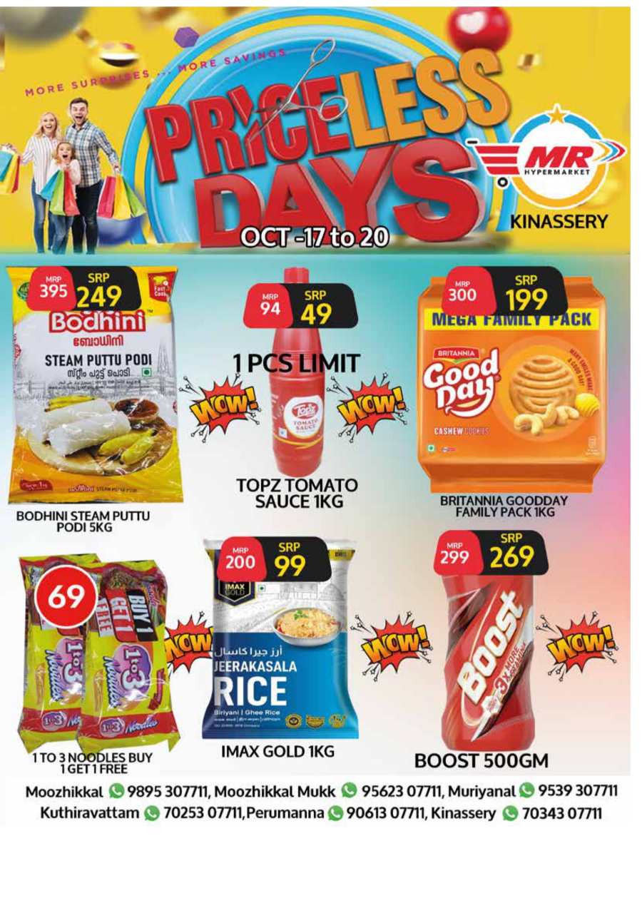 Thrilling Thursday Deals In MR Hypermarket Calicut