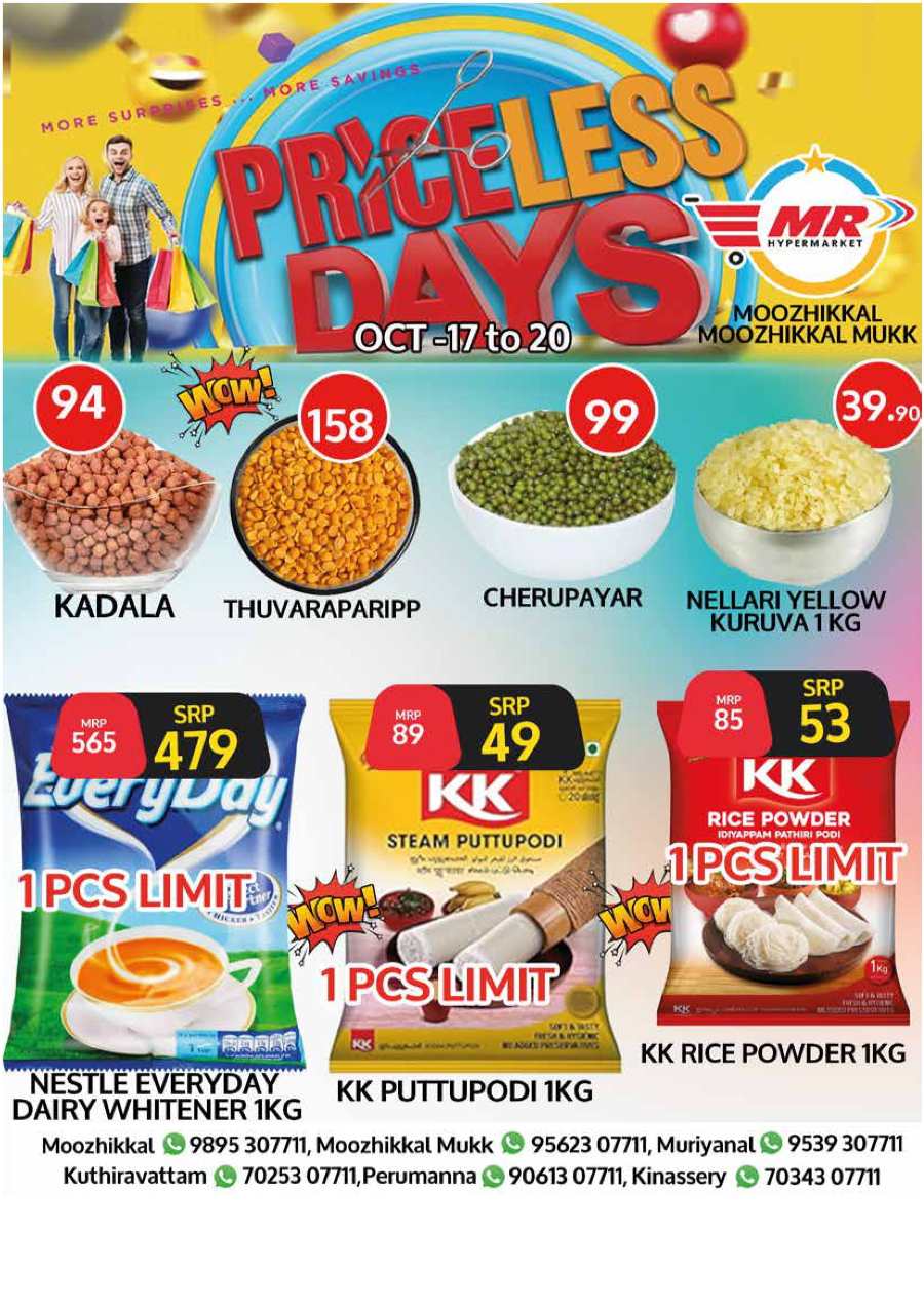 Priceless Days In MR Hypermarket Calicut