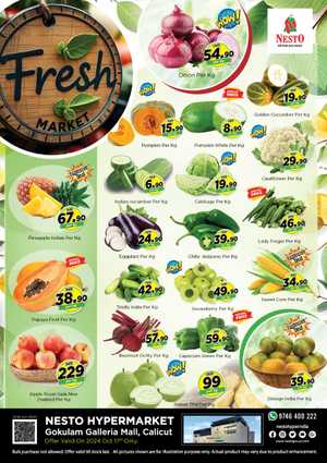 Fresh Deals In Nesto Hypermarket Calicut