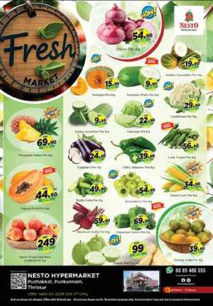 Fresh Offers In Nesto Hypermarket Thrissur