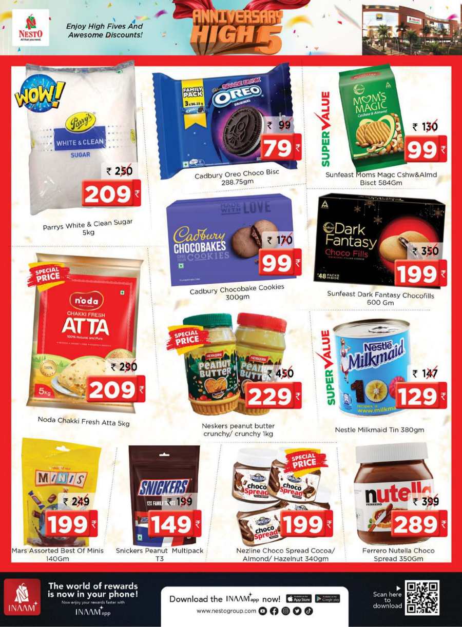 5th Anniversary Special Offers! In Nesto Hypermarket Calicut