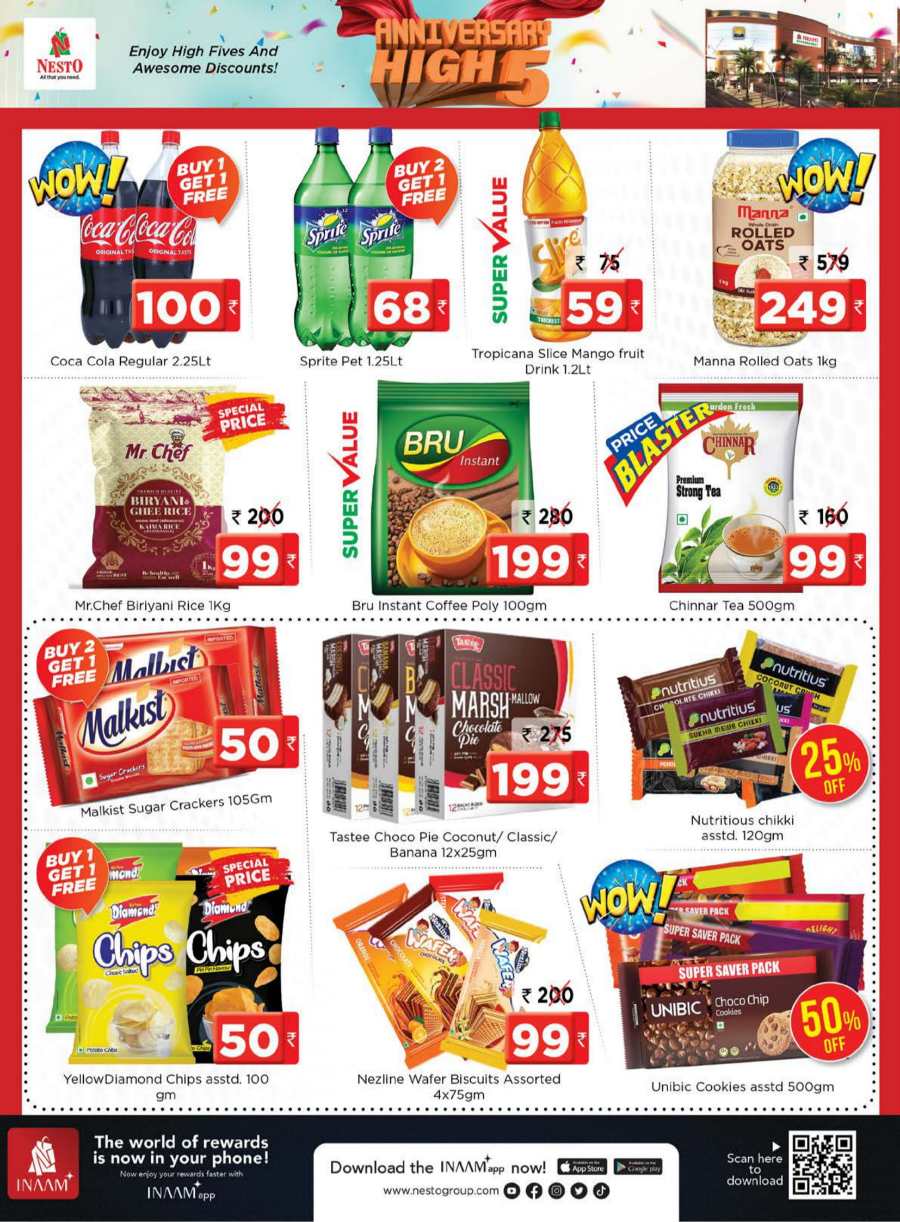 5th Anniversary Special Offers! In Nesto Hypermarket Calicut