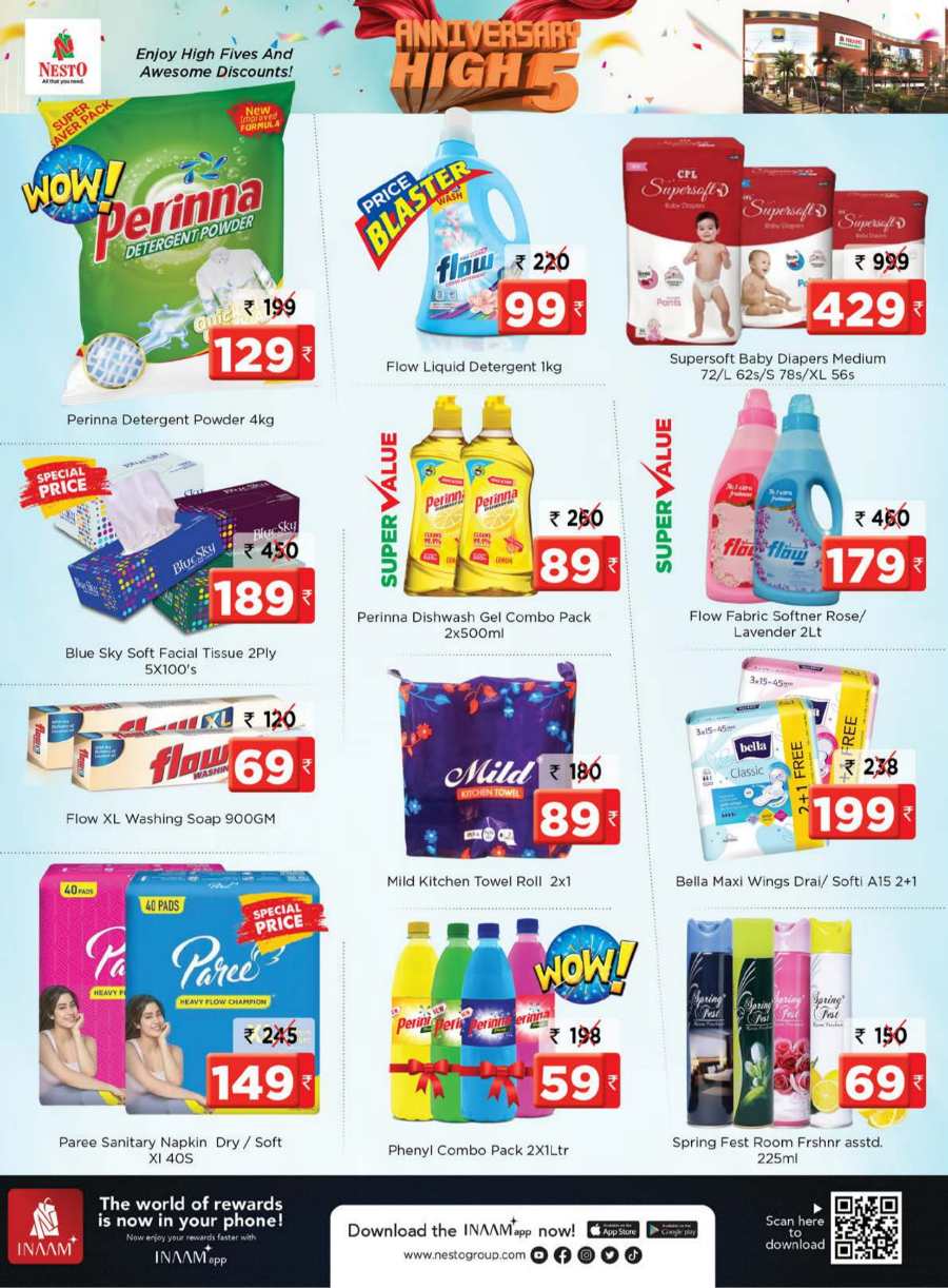 5th Anniversary Special Offers! In Nesto Hypermarket Calicut