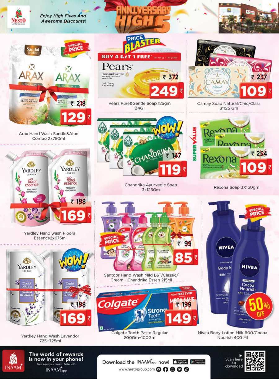 5th Anniversary Special Offers! In Nesto Hypermarket Calicut