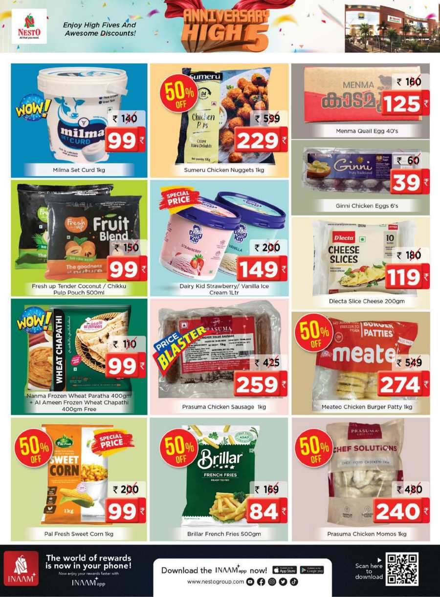 5th Anniversary Special Offers! In Nesto Hypermarket Calicut