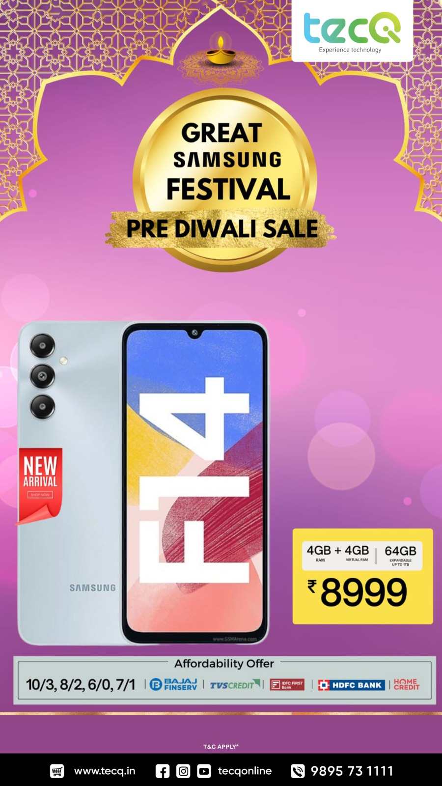 Great Samsung Festival Sale!! In tecq Calicut