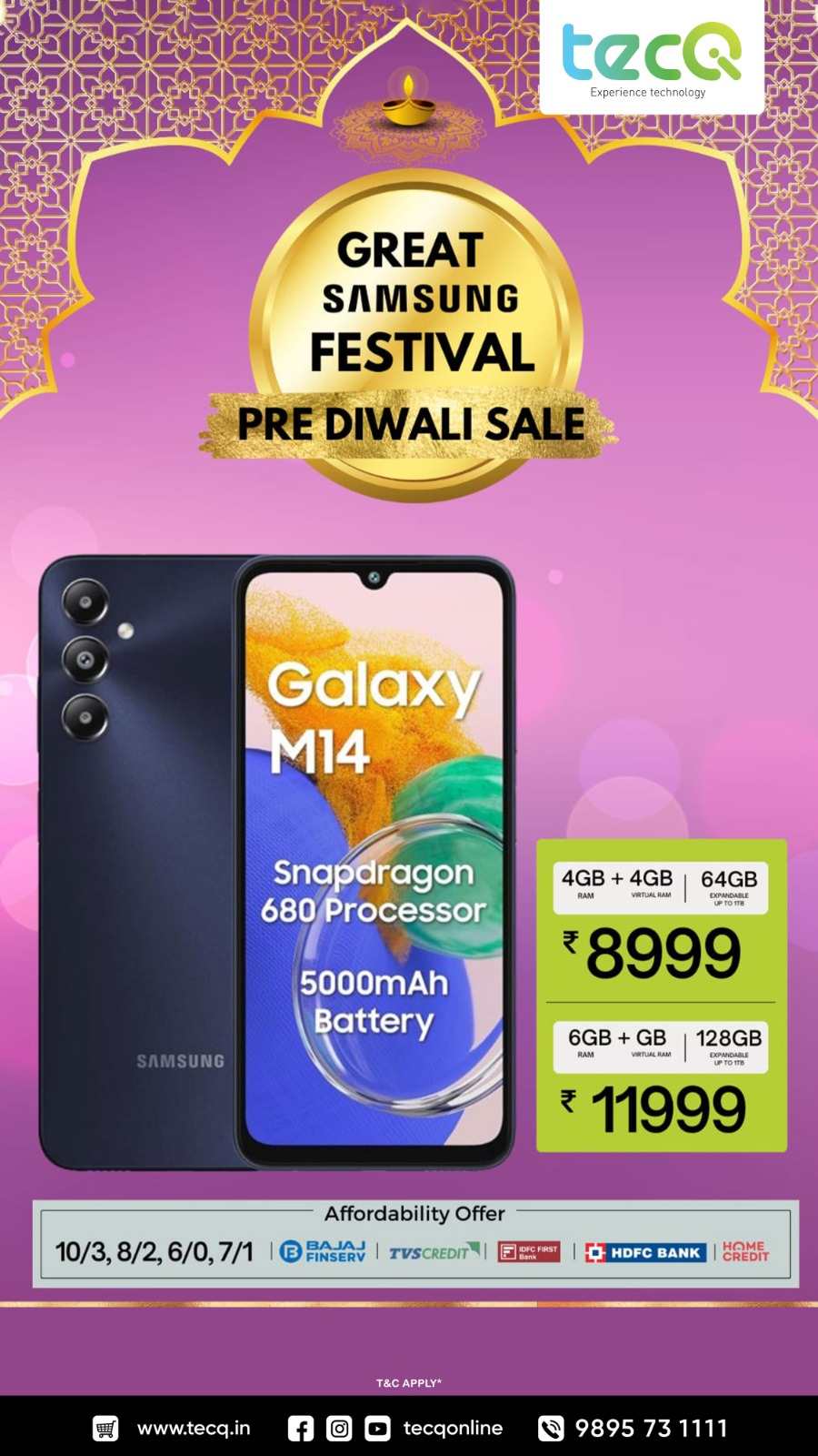 Great Samsung Festival Sale!! In tecq Palakkad