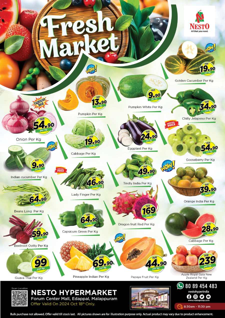 Fresh Deals In Nesto Hypermarket Malappuram