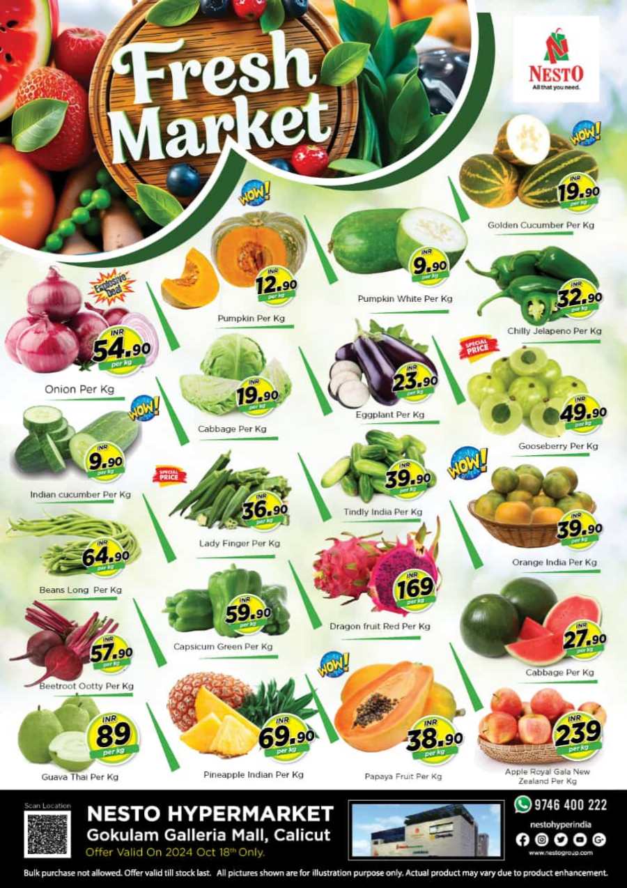 Fresh Deals! In Nesto Hypermarket Calicut