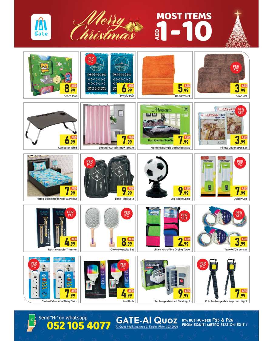 Most Items 1-10 AED Deals In GATE Dubai