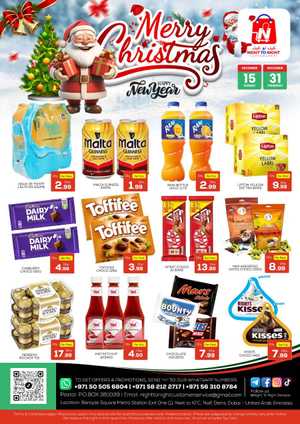 Christmas & New Year Shopping at Lowest Price Ever - Save Big In Night to Night Dubai