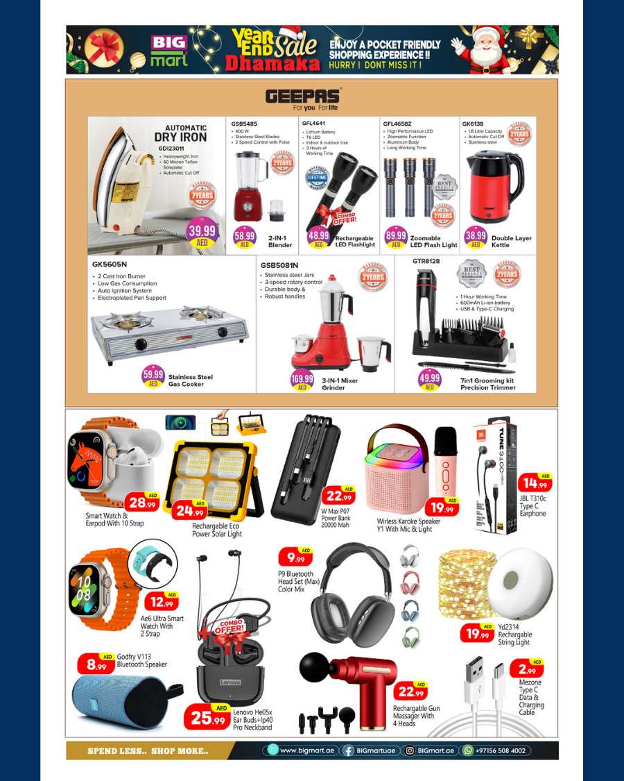 Year End Sale Dhamaka - Shop More, Save More! In BIG mart Dubai