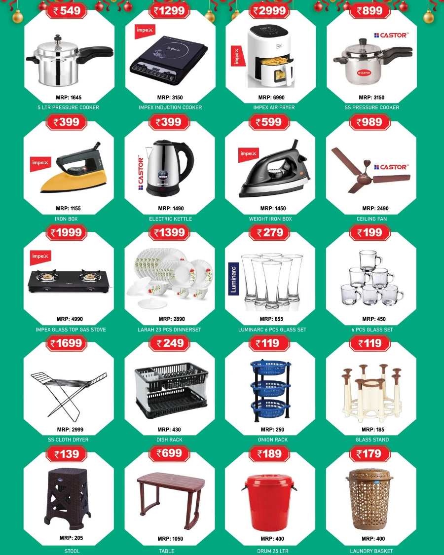 Christmas & New Year Sale - Don’t miss out In Kitchmart Kasaragod