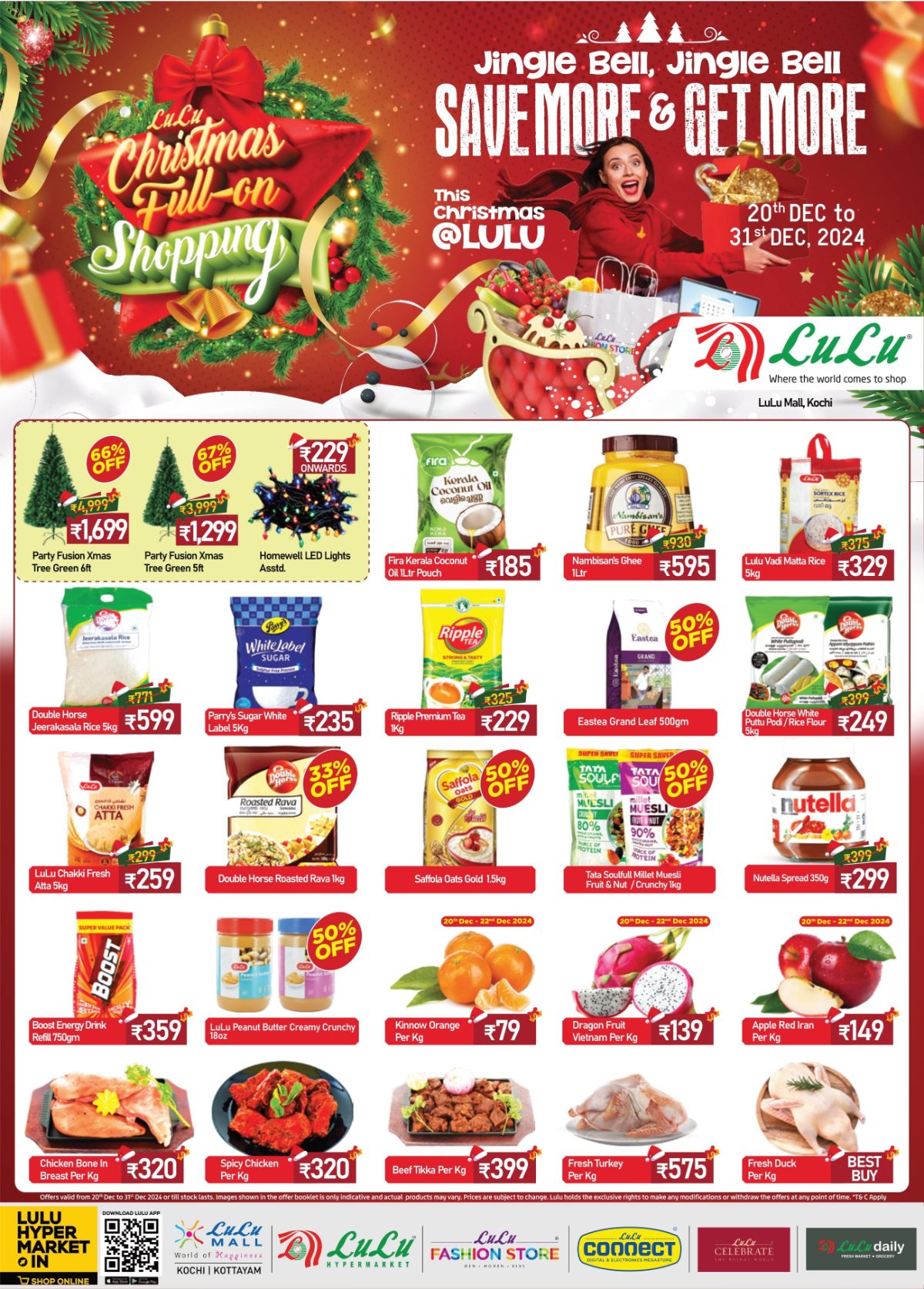 Christmas Full on Shopping Deals - Shop Now, Save More! In Lulu Hypermarket Ernakulam