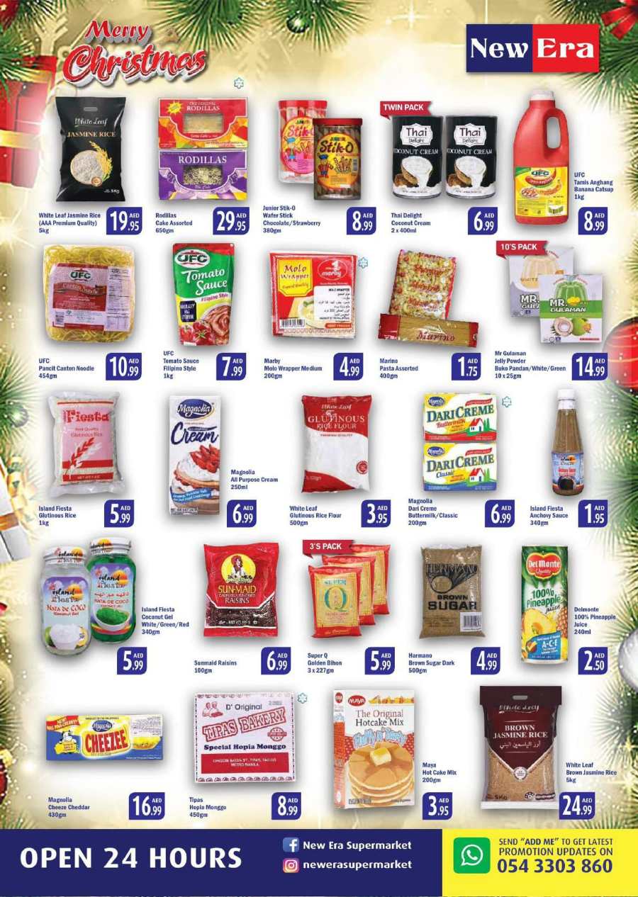 Merry Christmas Offer - Shop Now In New Era Supermarket Dubai