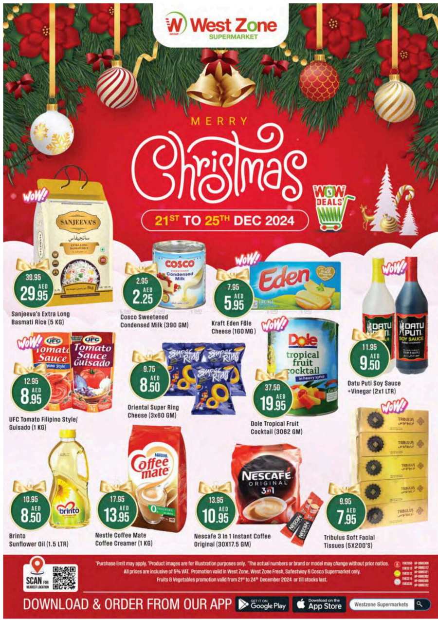 Merry Christmas Offer - Shop Now In West Zone Supermarket Abu Dhabi