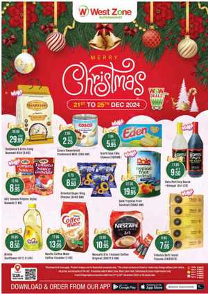 Merry Christmas Offer - Shop Now In West Zone Supermarket Dubai,Abu Dhabi,Sharjah / Ajman