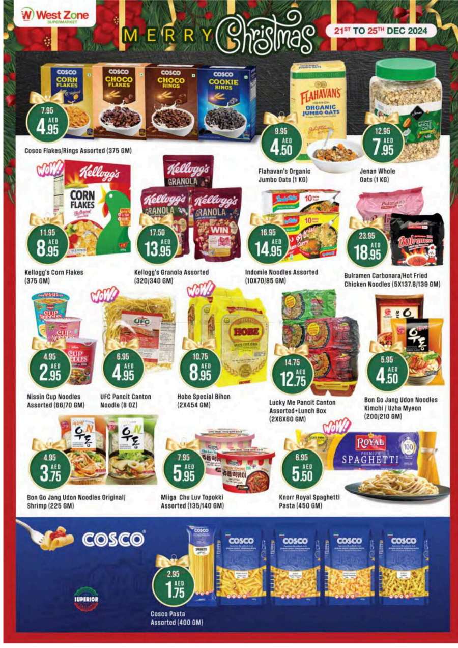 Merry Christmas Offer - Shop Now In West Zone Supermarket Abu Dhabi