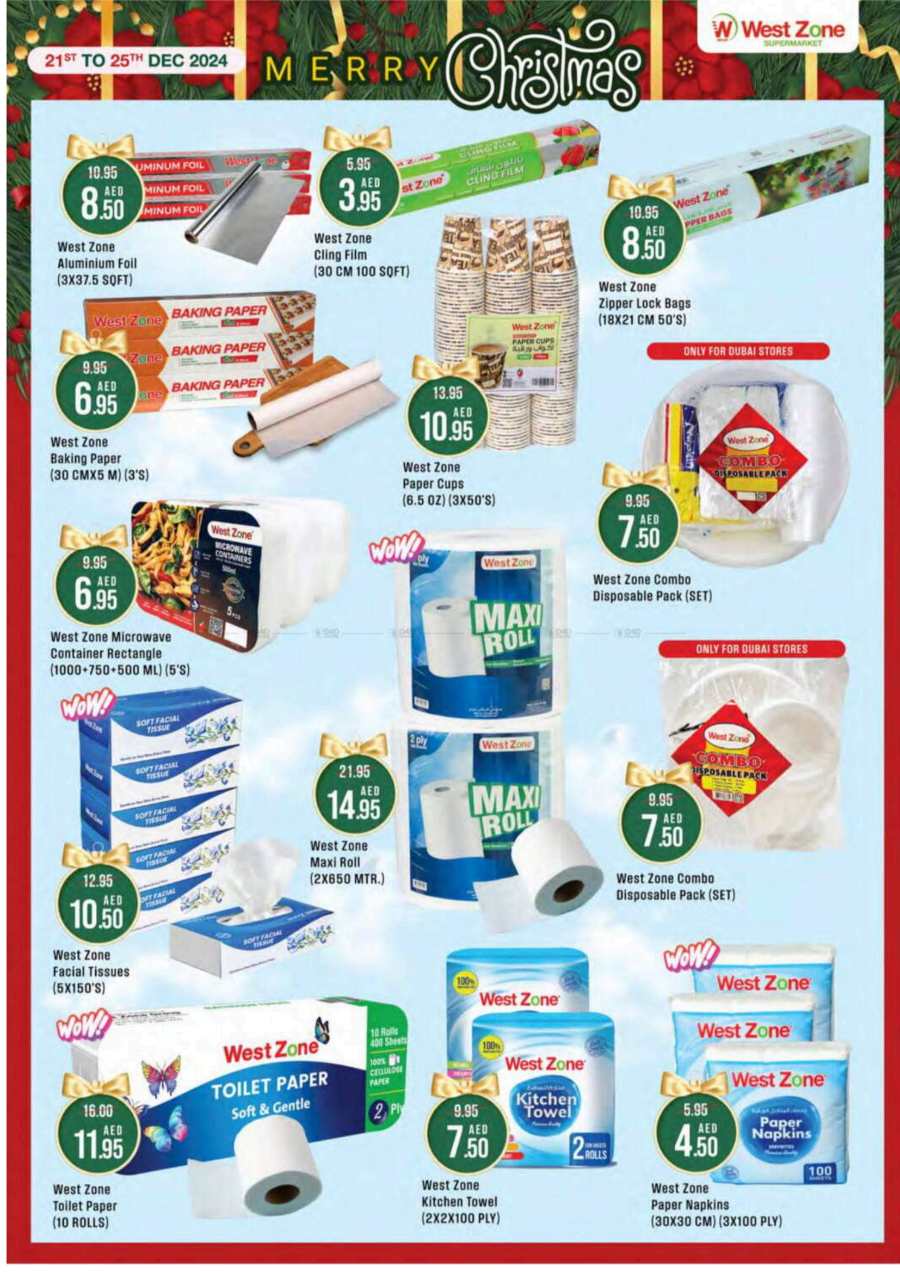 Merry Christmas Offer - Shop Now In West Zone Supermarket Abu Dhabi