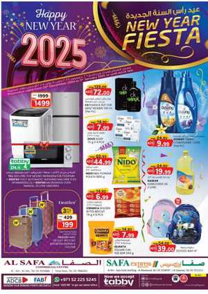 New Year Fiesta - Shop Now and Save In SAFA Express Supermarket Al Ain