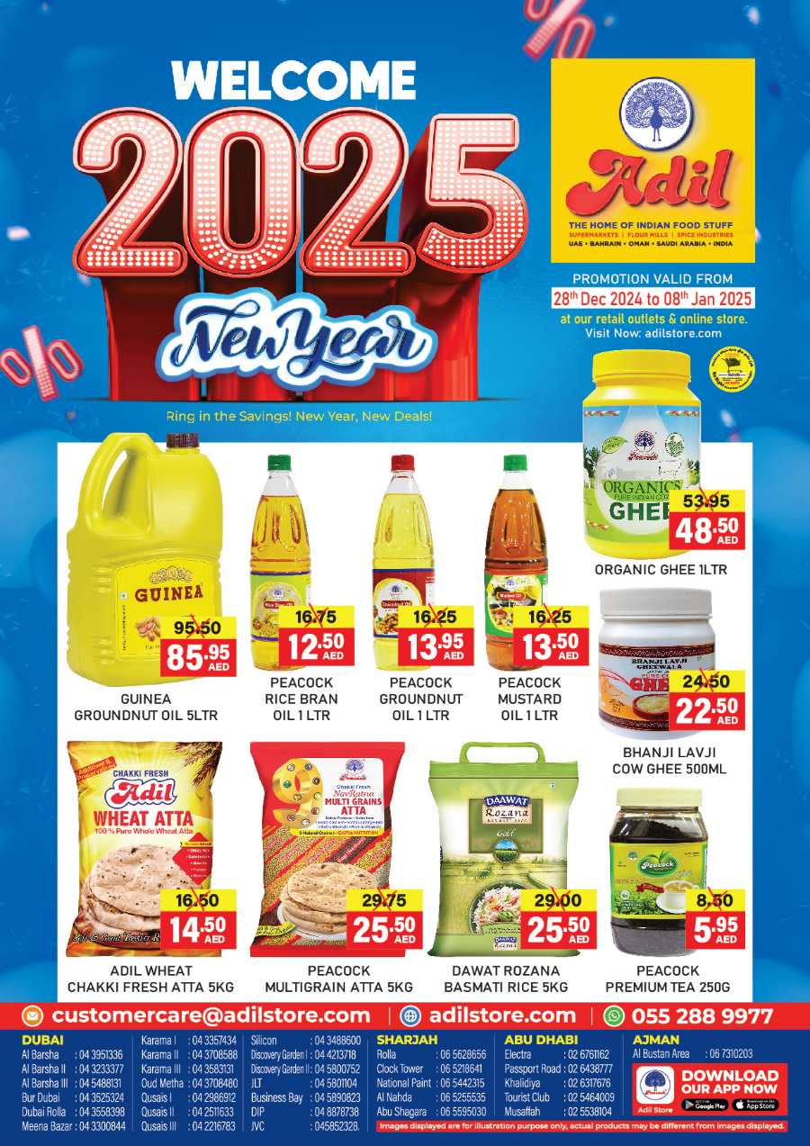 Welcome 2025 Offers - Shop More, Save More! In Al Adil Supermarket Abu Dhabi