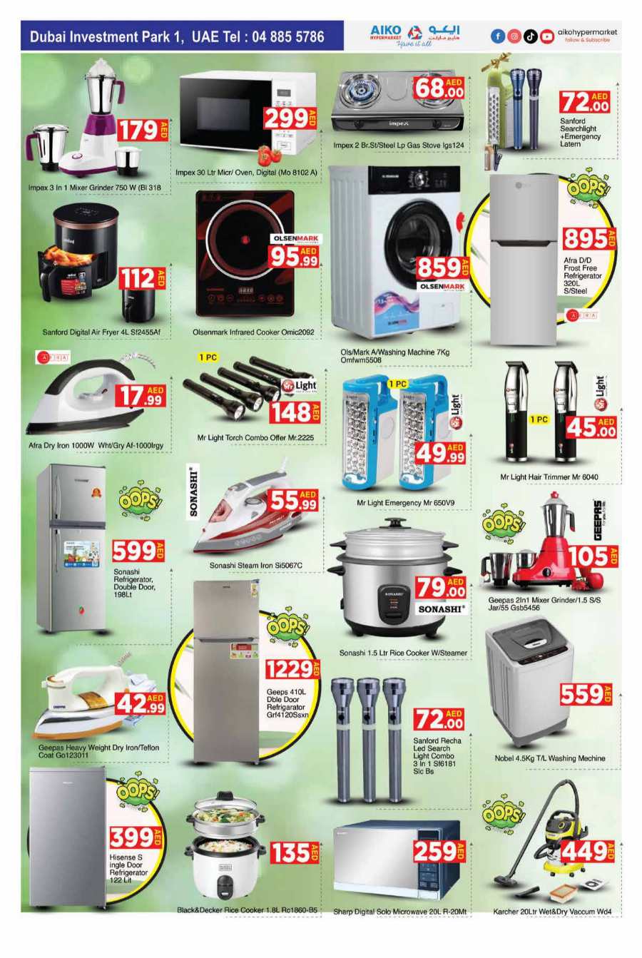 Weekend Killer Offer - Shop Now and Save In AIKO Hypermarket Dubai